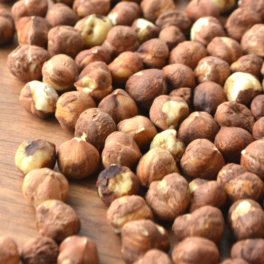 オーガニックヘーゼルナッツ 150ｇ～ 皮付き生 ヨーロッパBio認証　2024年秋収穫　ピエモンテIGPヘーゼルナッツ Sgusciate