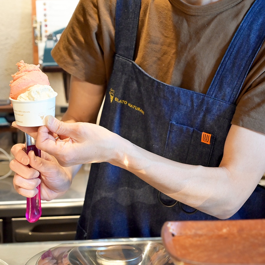 【限定商品】_ KATAKAKE エプロンオリジナル　8.5oz デニム インディゴ　綿100%