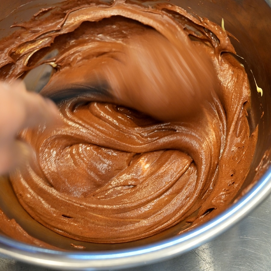 チョコレートのセミフレッド (アイスケーキ)