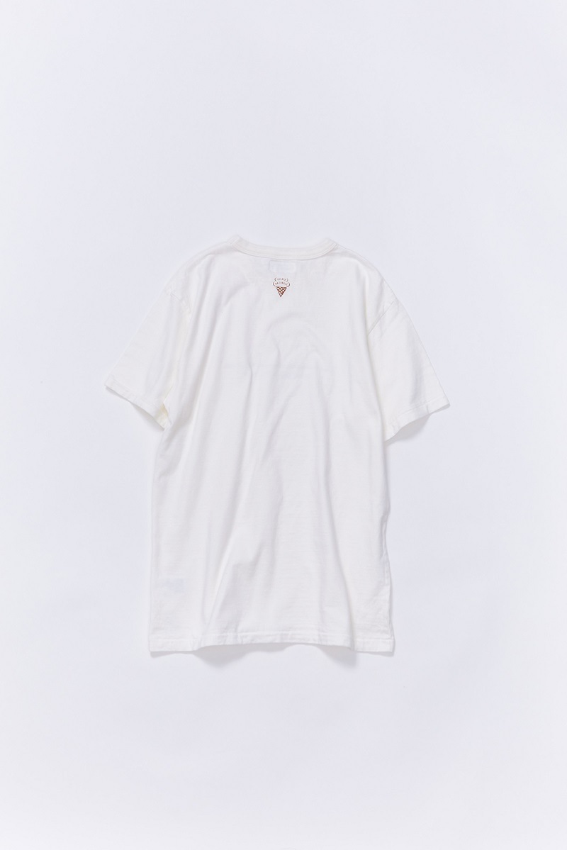 GELATO NATURALE オリジナル リサイクルコットン Tシャツ プレミアムミルク