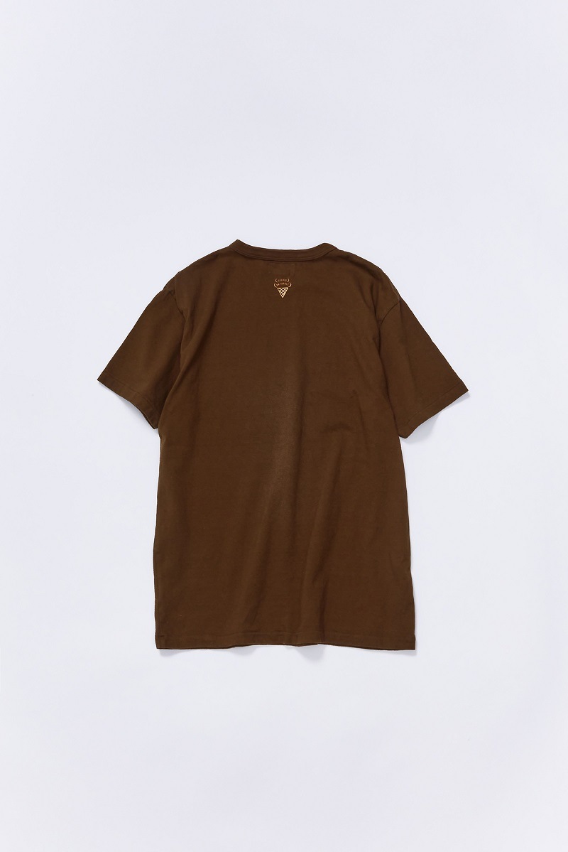 GELATO NATURALE オリジナル リサイクルコットン Tシャツ チョコレート