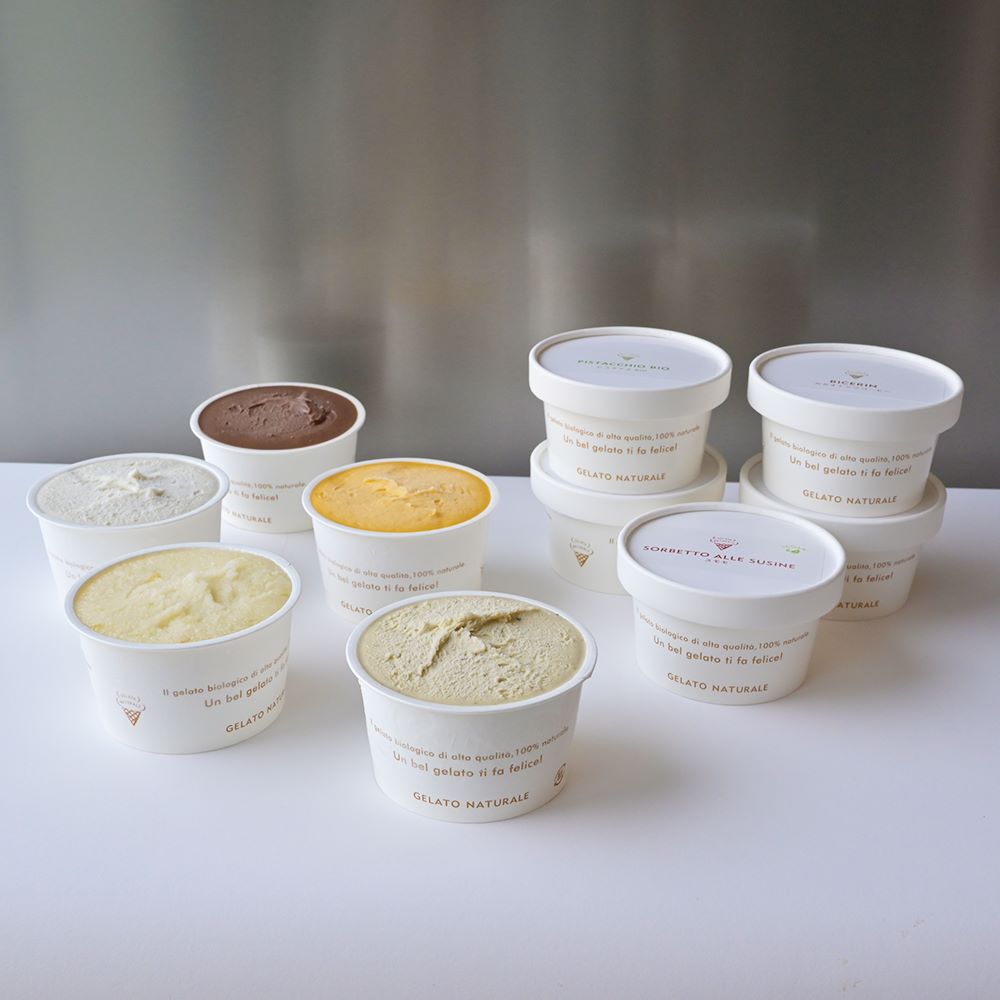 おまかせ10種 オーガニックジェラート ギフトボックス(熨斗、メッセージカード無料)