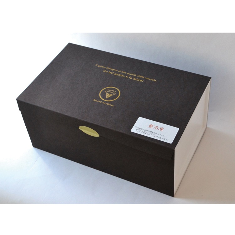 【店頭受取限定】_ キャラメルとリンゴのセミフレッドケーキ（アイスケーキ）