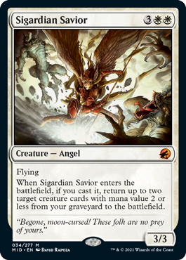 EN】【Foil】 シガルダ教の救済者/Sigardian Savior 【MID】【白