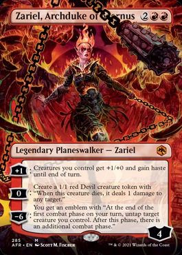 EN】【ボーダーレス】【Foil】 アヴェルナスの大公、ザリエル