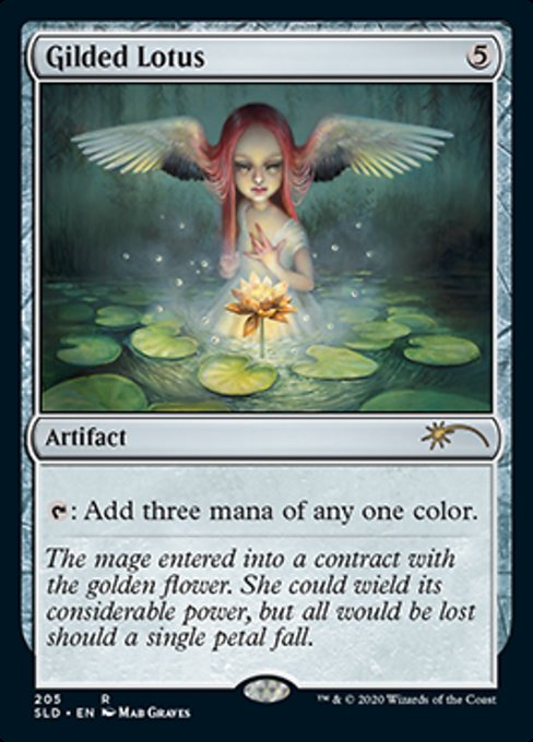 EN】【Foil】 金粉の水蓮/Gilded Lotus 【SLD】【無色/R