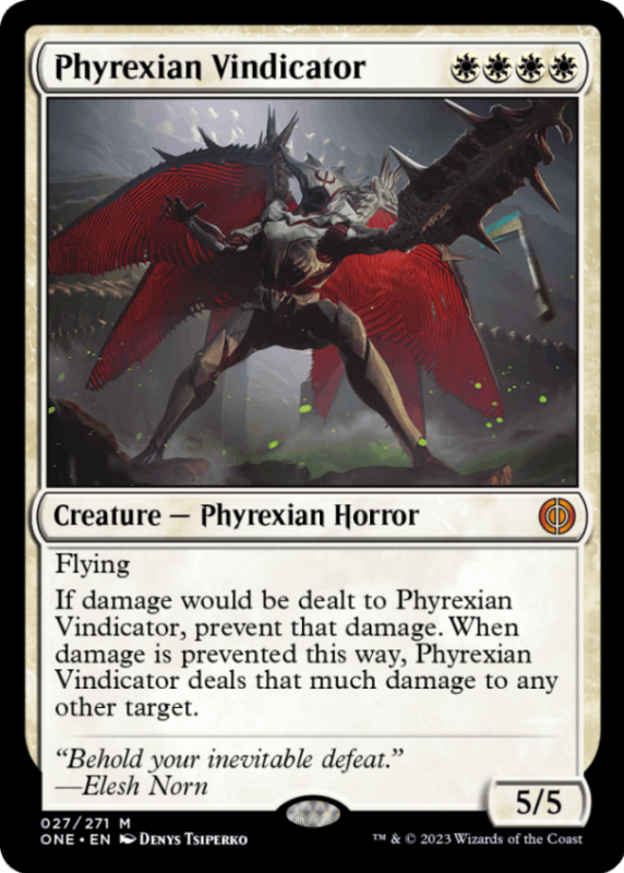 EN】【Foil】 ファイレクシアの立証者/Phyrexian Vindicator