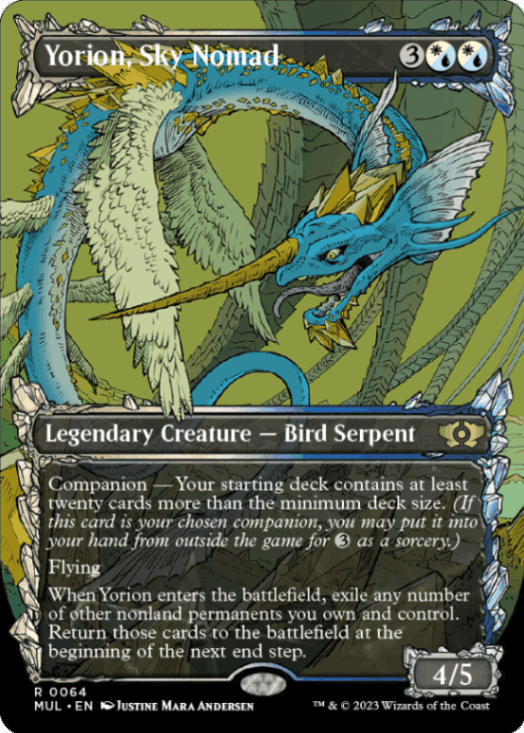 MTG 空を放浪するものヨーリオン　日本語　拡張foil EN】 空を放浪するもの、ヨーリオン/Yorion, Sky Nomad 【MUL】【多色