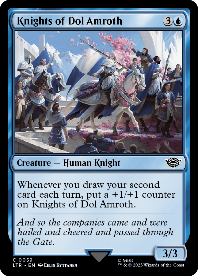 MTG ドル・アムロス　foil Dol Amroth (Surge Foil) • Commander: The Lord of the Rings
