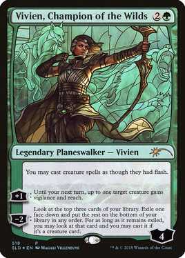 EN】【Foil】 野獣の擁護者、ビビアン/Vivien, Champion of the Wilds 