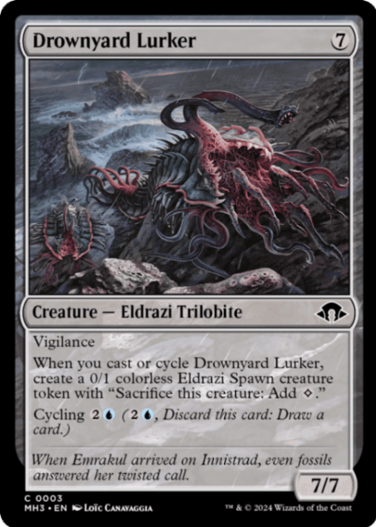 ��EN�ۡ�Foil�ۡ�Ů������/Drownyard Lurker����MH3�ۡ�̵��/C��