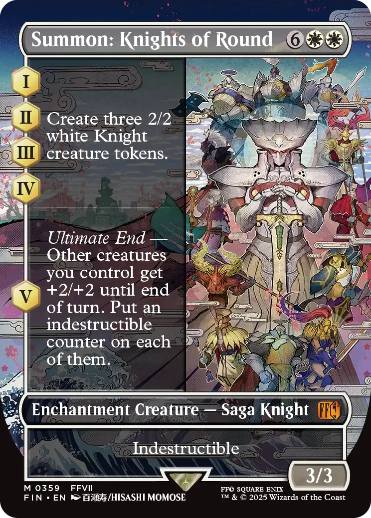 ドイツ語 召喚:ナイツオブラウンド ボーダーレスFOIL MTG EN】【Foil】【ボーダーレス】 召喚:ナイツオブラウンド/Summon