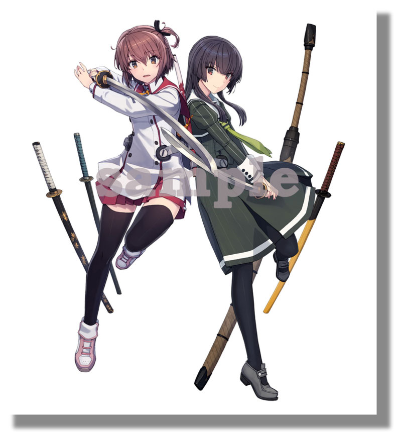 刀使ノ巫女 しずまよしのり描きおろし キャンバスアート|あにふぇば!