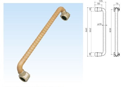 ホクメイ ベストポジションバー用付属品アーム ウェーブ型アーム