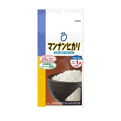 大塚食品 Otsuka マンナンヒカリ 75g×7袋 簡単・お米と一緒に炊くだけ