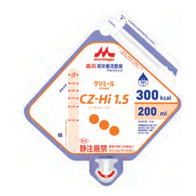 CZ-Hi1.5 アセプバッグ 200ml×20個 熱量300kcal 森永 クリニコ あずき