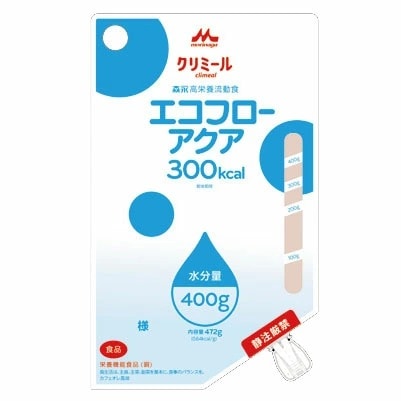 注出口変更済み】エコフローアクア バッグ とろみ状<br>472g×16個 熱量