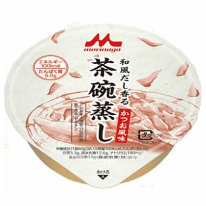 森永 クリニコ 和風だし香る茶碗蒸し かつお風味 80g×24個 エネルギー