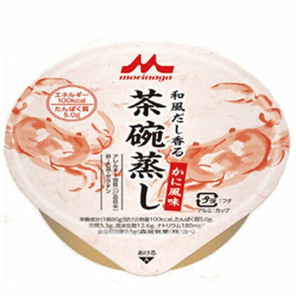 森永 クリニコ 和風だし香る茶碗蒸し かに風味 80g×24個 エネルギー
