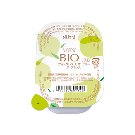 ニュートリー ブイ・クレスBIOゼリー ラ・フランス 77g×30