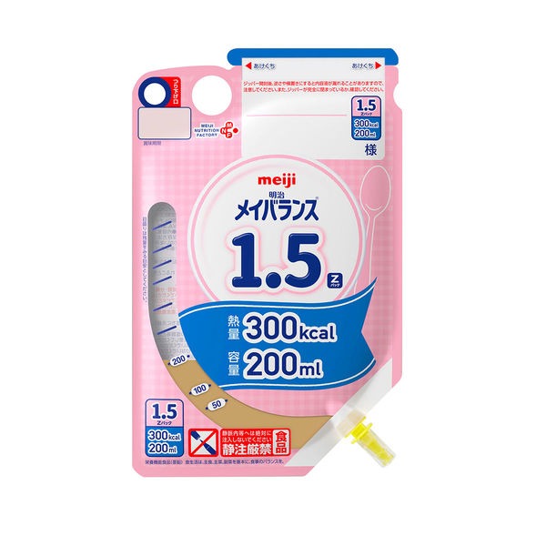 �ᥤ�Х��1.5 Z�ѥå� ��200ml��12�ġ�Ǯ��300kcal ������������Ѥ���4.0g�ʲ�/100kcal �վ�ήư��