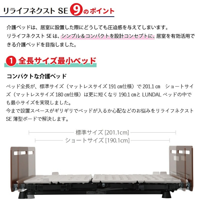 【引き取り限定】介護用ベット 動作確認済み 介護ベッド 沖縄配送 リライフネクストSE 薄型ボード ベッド本体＋