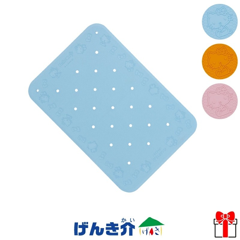 直送品］ギフト対応 ハローキティ すべり止め入浴マット トライタッチ