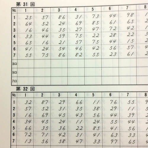 早く上達する 見取暗算問題集 基礎編 青い本 暗算導入書 早く上達する 元気そろばん教室