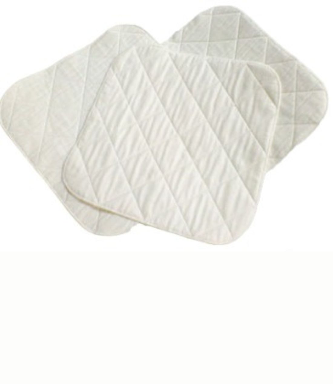 パシーマ　大判ハンカチ 30×30cm　同色3枚セット（キナリ・ピンク・ブルー）