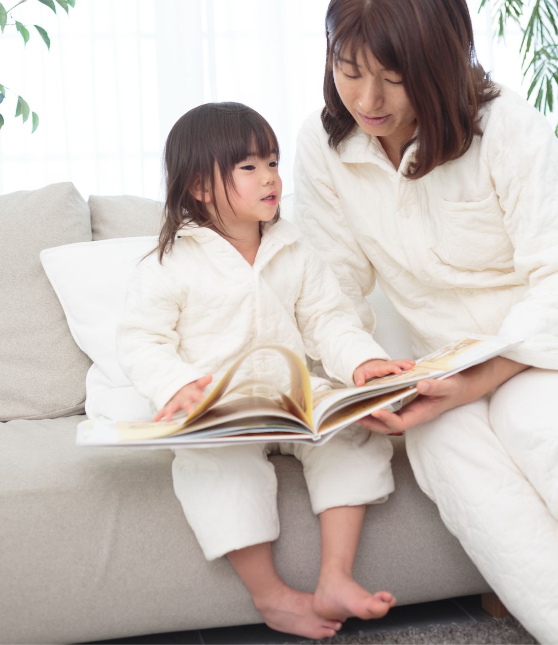 冬用（厚地）上下セット　ベビー・キッズ用　パシーマ生地のパジャマ