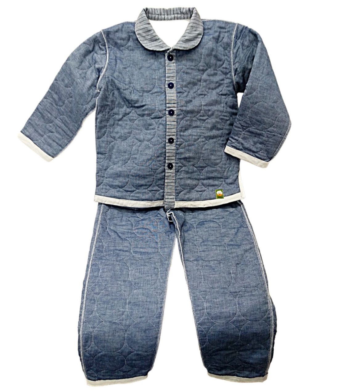 冬用（厚地）上下セット ベビー・キッズ用 パシーマ生地のパジャマ