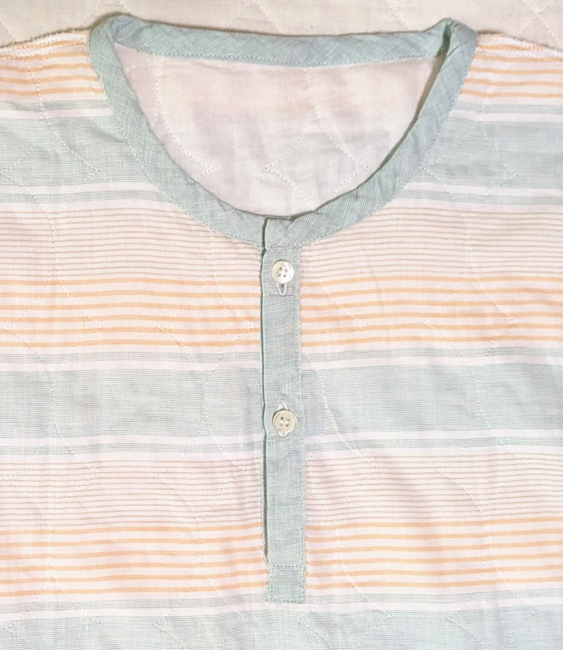 夏用（薄地）6分丈袖、ズボン上下セット【ボタニカルカラー】大人用パシーマ生地のパジャマ