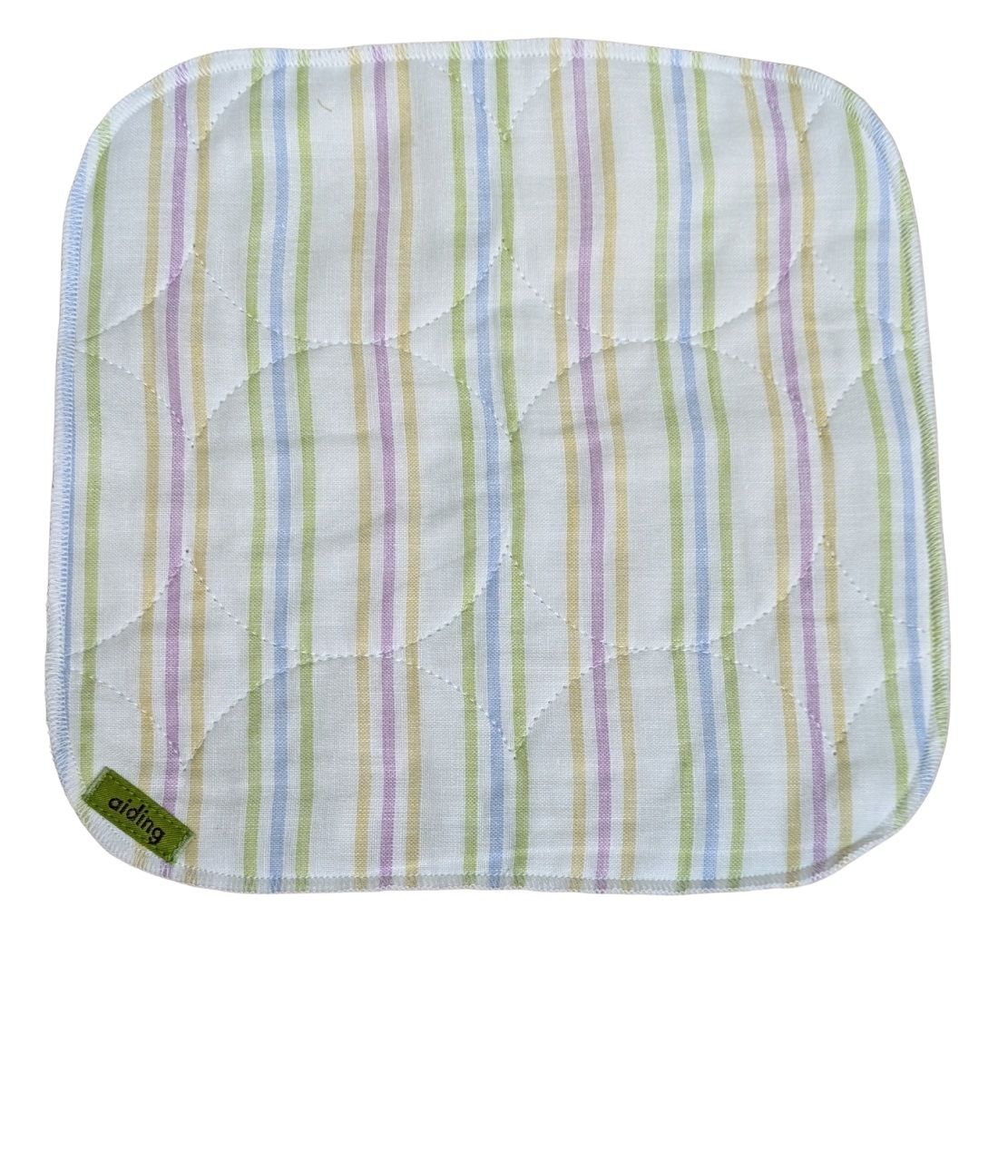 パシーマのハンカチ20×20cmギフト用_ストライプ,ジャパンブルー 5枚セット