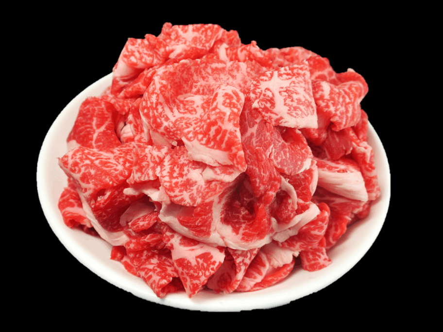 黒毛和牛A4～A5クラス 切り出し(1パック＝500g)すき焼きやしゃぶしゃぶ