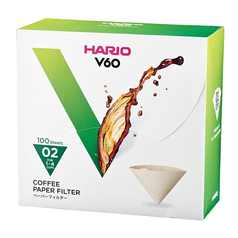 HARIO（ハリオ） V60用ペーパーフィルターM 100枚箱入り VCF-02-100MK