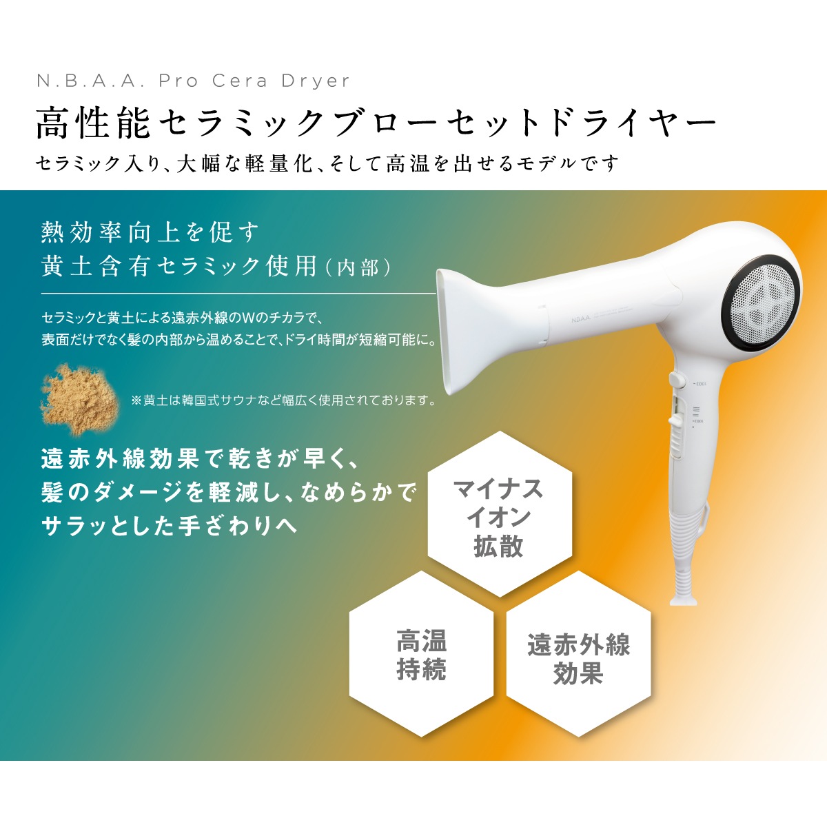 NBAA プロセラドライヤー　NB-DS01 NB-DS01）N.B.A.A.プロセラドライヤー