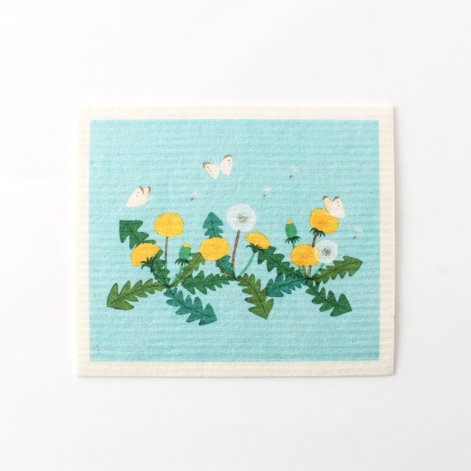 OPTI 自然素材スポンジクロス たんぽぽ メール便対応可