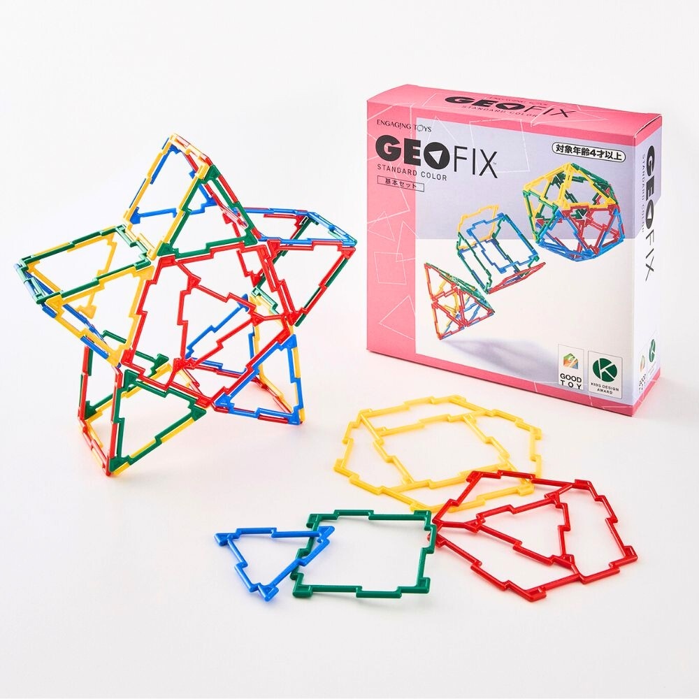GEOFIX(ジオフィクス) 基本セット スタンダードカラー 64ピース