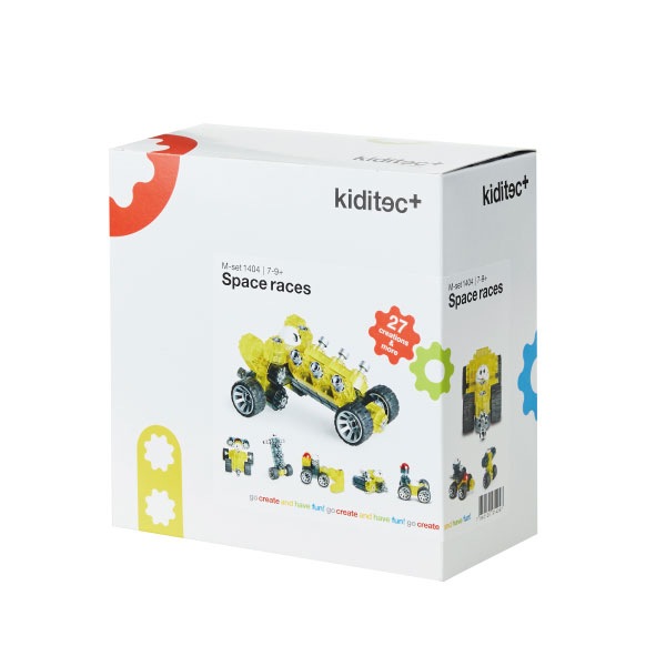 kiditec(キディテック) Set1404 Space races(スペースレース) プログラミング的思考を育てるブロック知育玩具