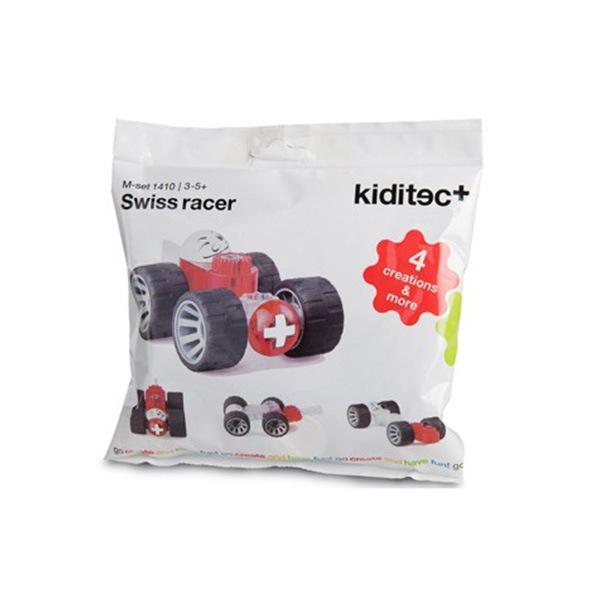 kiditec(キディテック) Set1410 Swiss racer(スイスレーサー) プログラミング的思考を育てる組み立て知育玩具