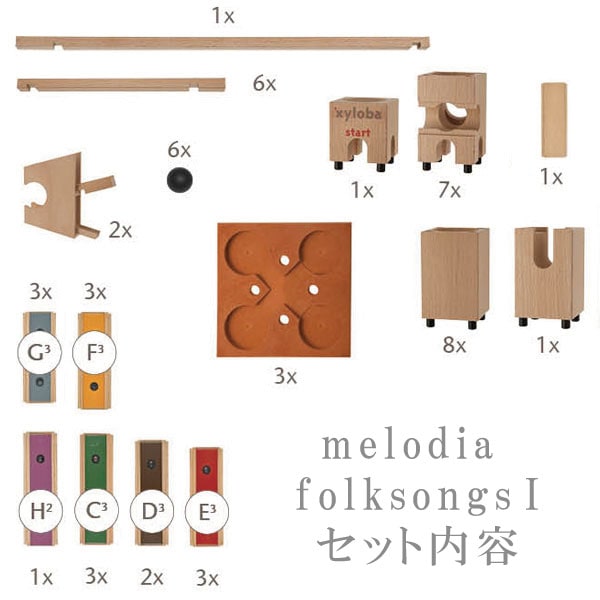 xyloba(サイロバ) メロディア フォークソングス1 メロディセット