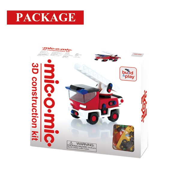 mic-o-mic(ミックオーミック) モダンデザインモデル 089.422 ファイヤートラック 消防車