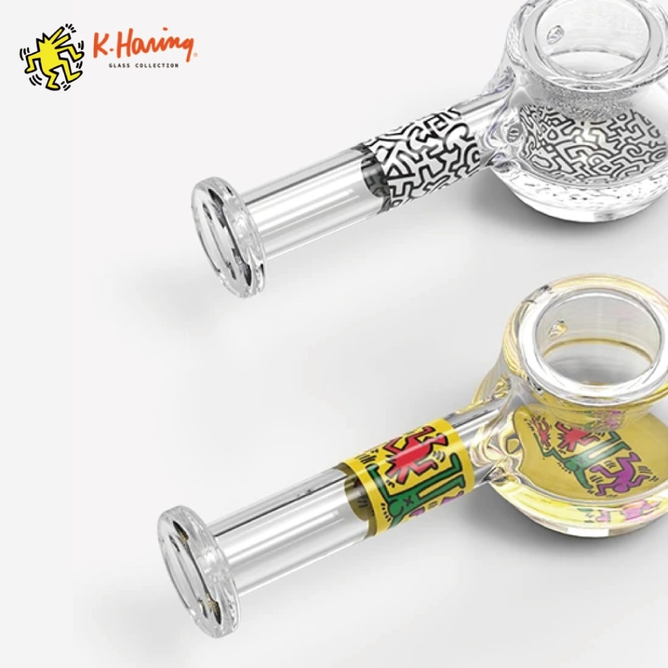 K.Haring キースへリング ガラスパイプ スプーン