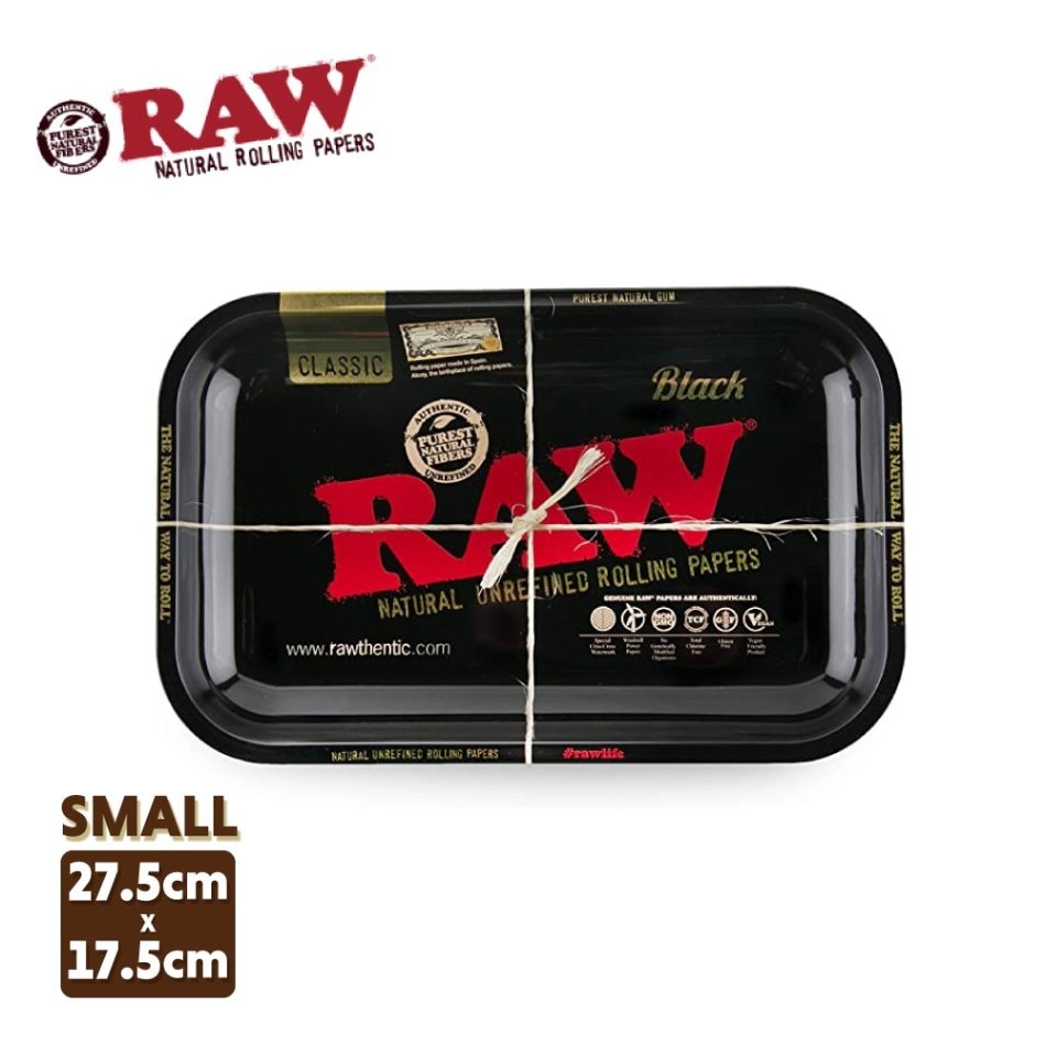 RAW メタルトレイ スモール 27.5x17.5cm (ブラック)