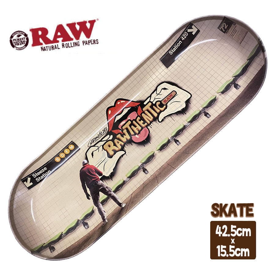 RAW メタルトレイ スケートボード デッキ (Graffiti 2)