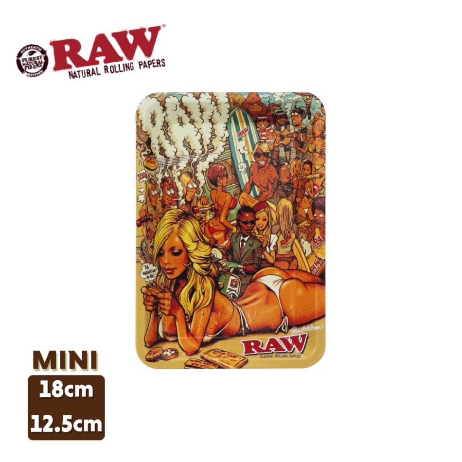 RAW メタルトレイ ミニ 18x12.5cm (SUMMER)