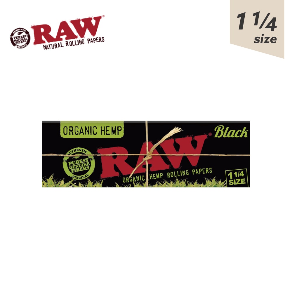 RAW BLACK HEMP 1 1/4 ロウ ブラック オーガニックヘンプ