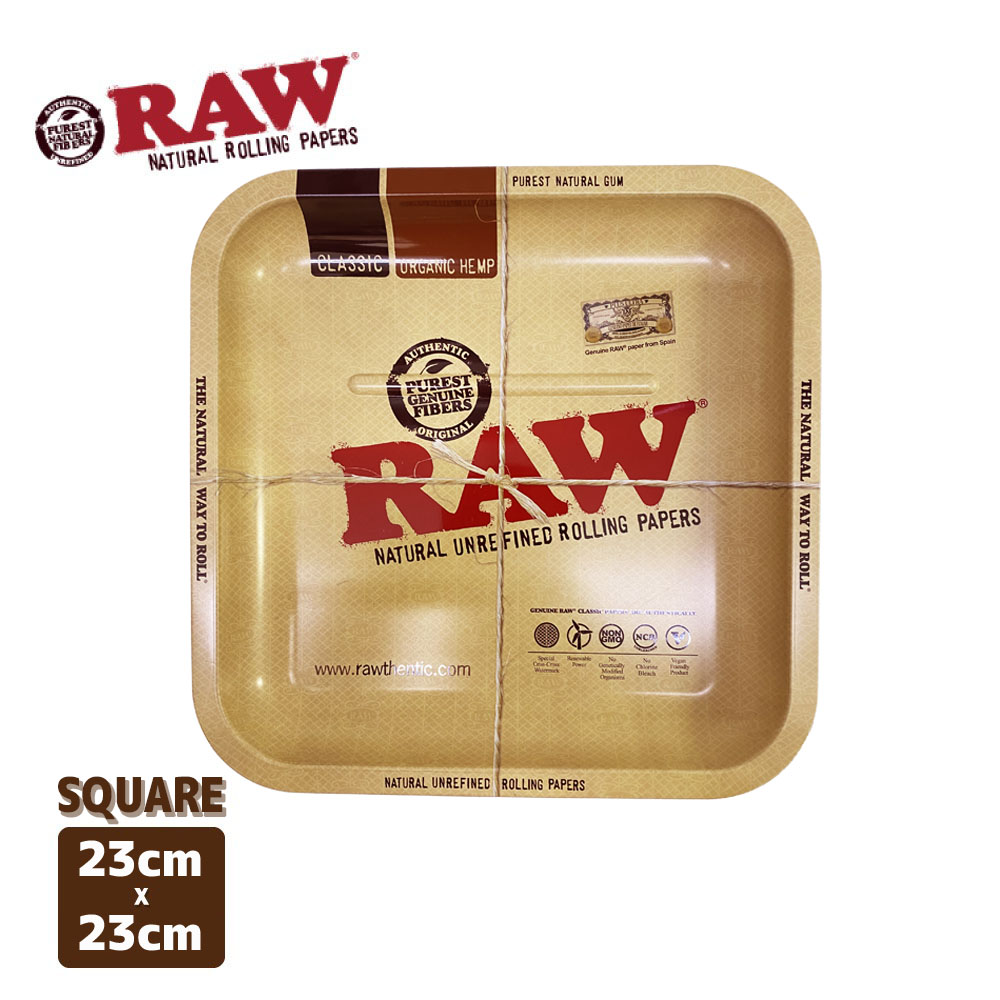 RAW メタルトレイ スクエア 23x23cm (RAW)
