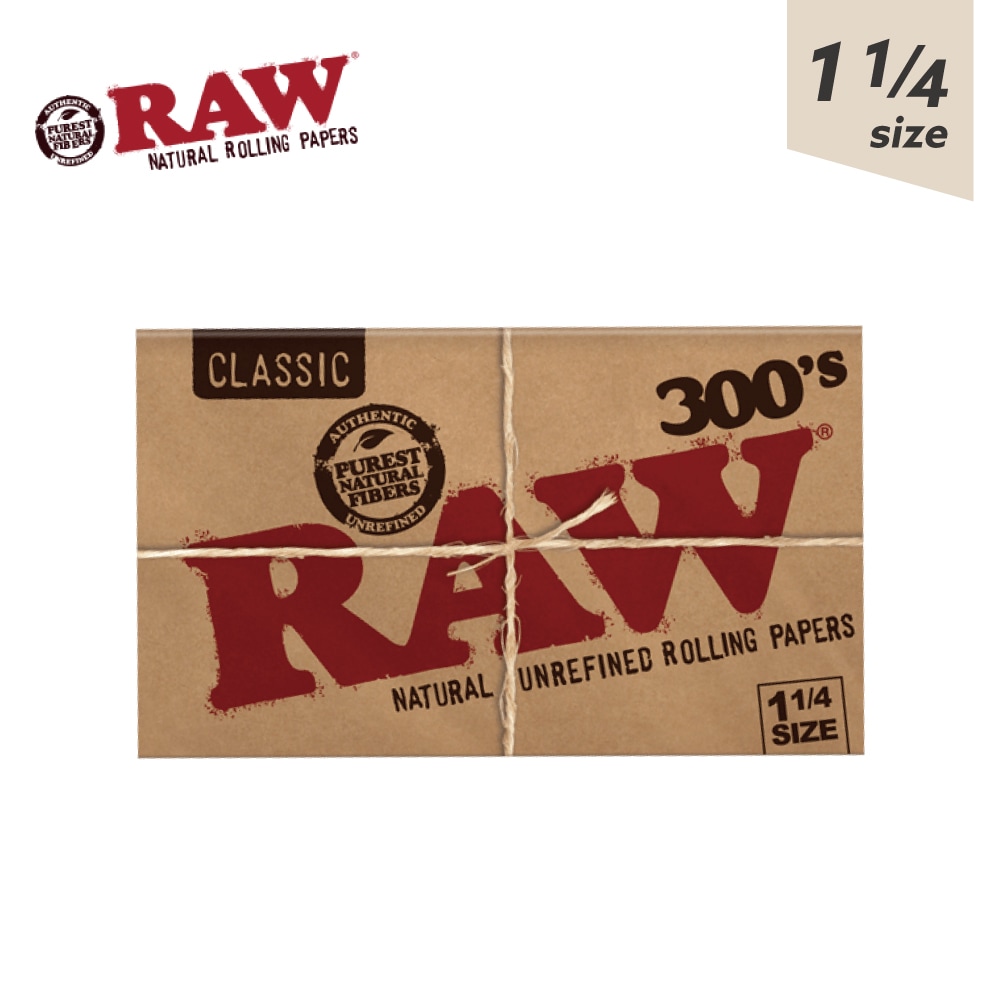 RAWコーンクラシック1-1/4サイズ 150パック ジョイント 巻紙 紙巻 メール便可 RAW CLASSIC 1 1/4 CONE コーン プレロール ペーパー