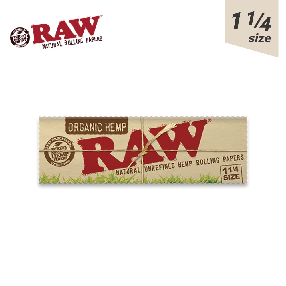 RAW ORGANIC HEMP 1 1⁄4 ロウ オーガニックヘンプ|手巻きタバコ